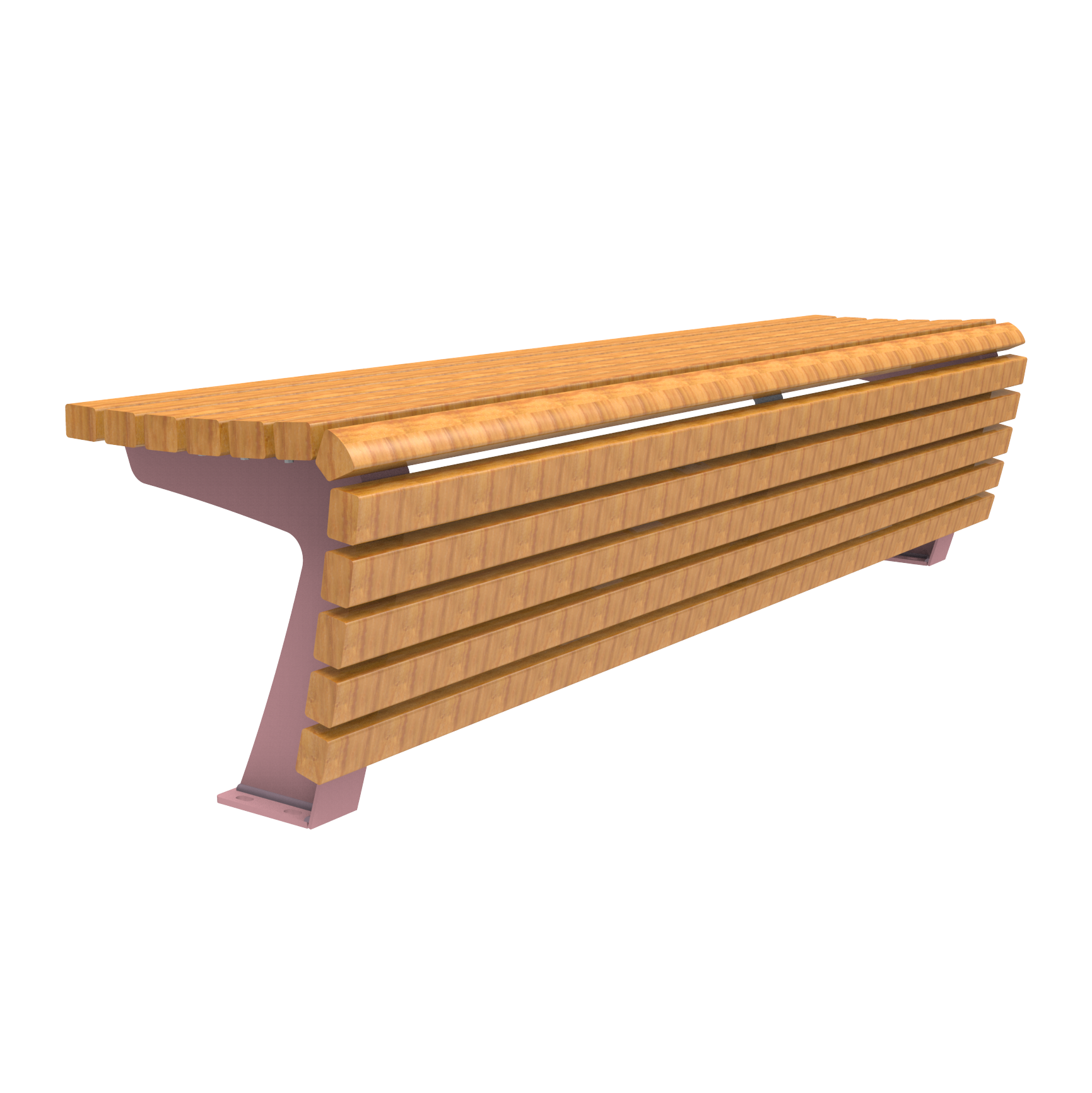 Tapis du Bois bænk uden ryg